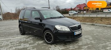 Skoda Roomster, 2012, Дизель, 1.6 л., 221 тис. км, Мікровен, Чорний, Луцьк Cars-Pr-241937 фото