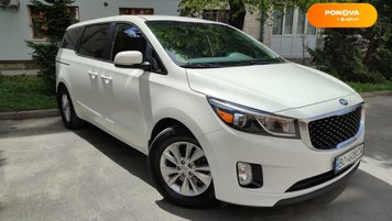 Kia Sedona, 2015, Бензин, 3.3 л., 155 тис. км, Мінівен, Білий, Тернопіль Cars-Pr-241207 фото