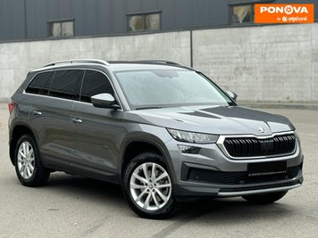 Skoda Kodiaq, 2021, Бензин, 1.98 л., 53 тис. км, Позашляховик / Кросовер, Сірий, Київ Cars-Pr-267485 фото