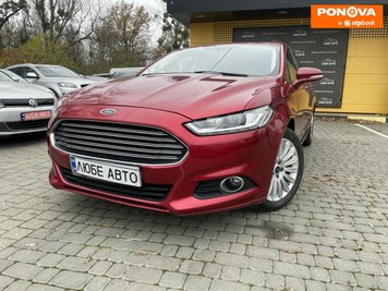 Ford Fusion, 2014, Гібрид (HEV), 2 л., 197 тис. км, Седан, Червоний, Львів 278810 фото