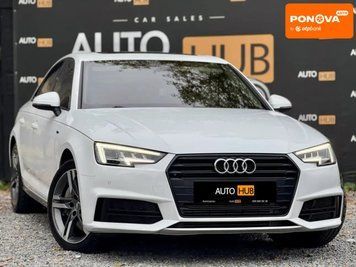 Audi A4, 2017 р., Бензин, 123 тис. км, Седан, Білий, Харків AT-10403338 фото