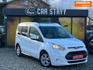 Ford Tourneo Connect, 2015, Дизель, 1.56 л., 180 тис. км, Мікровен, Білий, Стрий 279687 фото