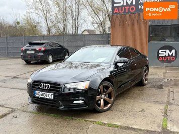 Audi A5, 2014 р., Бензин, 319 тис. км, Купе, Чорний, Харків AT-10414191 фото