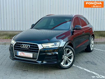 Audi Q3, 2016, Бензин, 1.98 л., 105 тис. км, Позашляховик / Кросовер, Чорний, Одеса 280917 фото