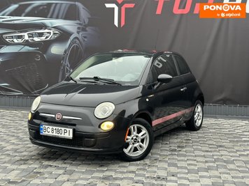 Fiat 500, 2012, Бензин, 1.37 л., 208 тис. км, Хетчбек, Чорний, Львів 278708 фото