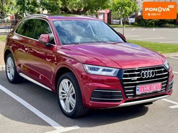 Audi Q5, 2018 р., Бензин, 98 тис. км, Позашляховик / Кросовер, Червоний, Софіївська Борщагівка AT-10418676 фото