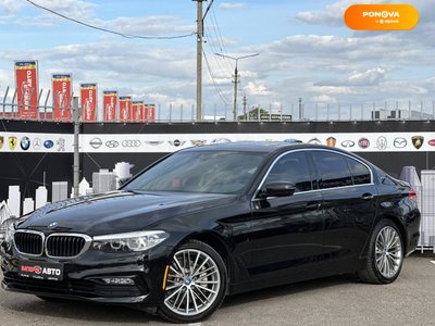 BMW 5 Series, 2018, Гибрид (HEV), 2 л., 56 тыс. км, Универсал, Чорный, Киев 46221 фото