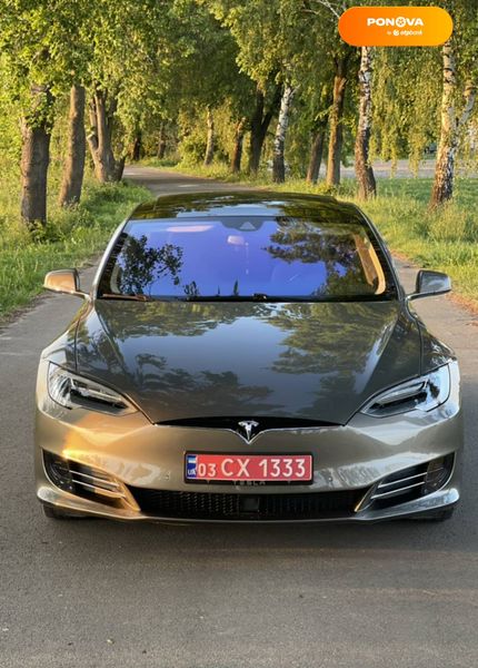 Tesla Model S, 2015, Електро, 142 тис. км, Ліфтбек, Коричневий, Луцьк Cars-Pr-68512 фото