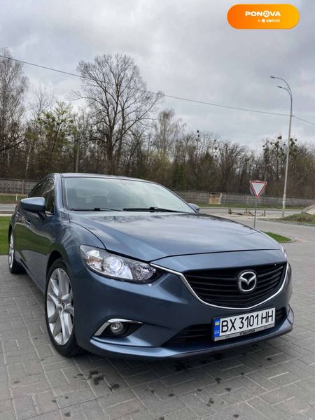 Mazda 6, 2013, Бензин, 2.5 л., 244 тис. км, Седан, Синій, Київ Cars-Pr-60783 фото
