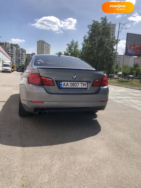 BMW 5 Series, 2011, Бензин, 2 л., 223 тис. км, Седан, Сірий, Київ Cars-Pr-68812 фото