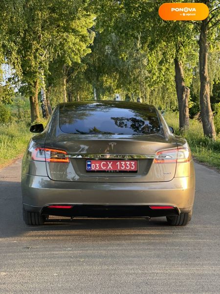 Tesla Model S, 2015, Електро, 142 тис. км, Ліфтбек, Коричневий, Луцьк Cars-Pr-68512 фото