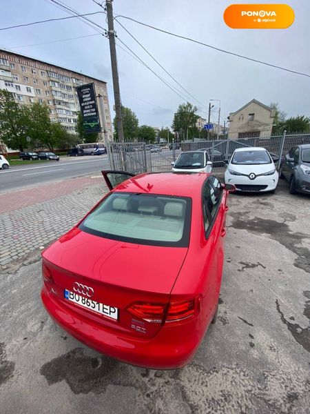 Audi A4, 2011, Бензин, 1.98 л., 204 тис. км, Седан, Червоний, Тернопіль 37199 фото