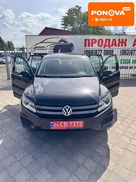 Volkswagen Tiguan, 2014 р., Бензин, 239 тис. км, Позашляховик / Кросовер, Чорний, Черкаси AT-10418379 фото