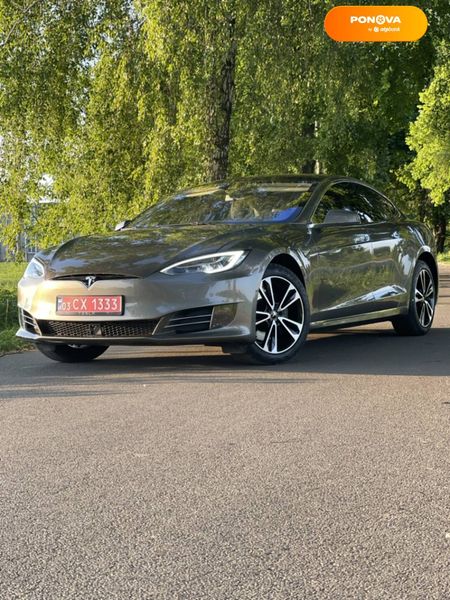 Tesla Model S, 2015, Електро, 142 тис. км, Ліфтбек, Коричневий, Луцьк Cars-Pr-68512 фото