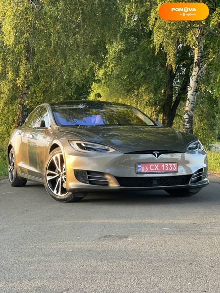 Tesla Model S, 2015, Електро, 142 тыс. км, Лифтбек, Коричневый, Луцк Cars-Pr-68512 фото