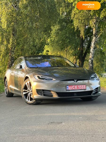 Tesla Model S, 2015, Електро, 142 тис. км, Ліфтбек, Коричневий, Луцьк Cars-Pr-68512 фото