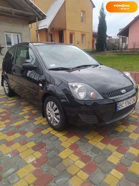 Ford Fiesta, 2008, Дизель, 1.4 л., 234 тис. км, Седан, Чорний, Львів 109569 фото