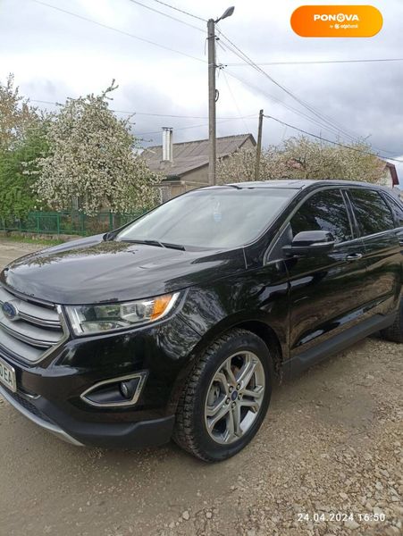 Ford Edge, 2015, Бензин, 2 л., 222 тис. км, Позашляховик / Кросовер, Чорний, Кременець Cars-Pr-68005 фото