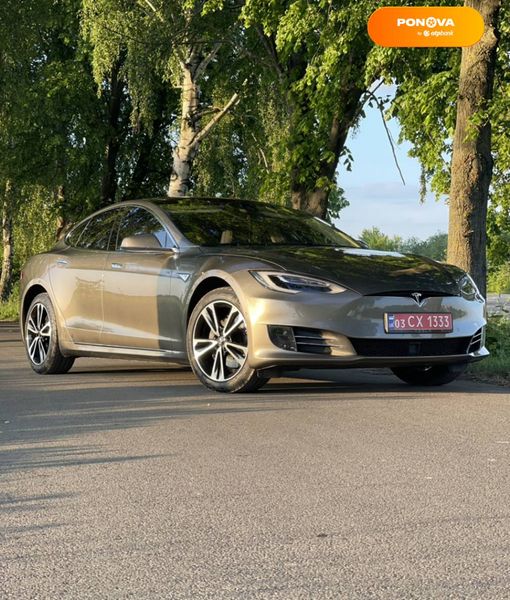 Tesla Model S, 2015, Електро, 142 тыс. км, Лифтбек, Коричневый, Луцк Cars-Pr-68512 фото