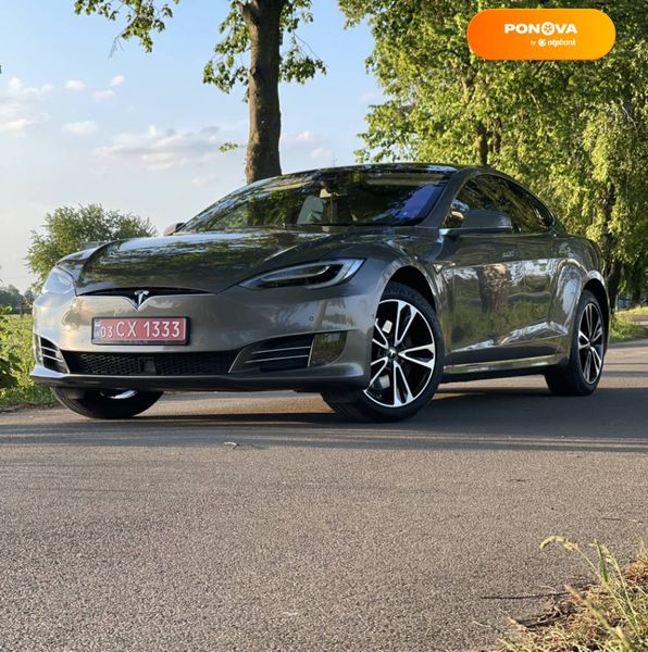 Tesla Model S, 2015, Електро, 142 тис. км, Ліфтбек, Коричневий, Луцьк Cars-Pr-68512 фото