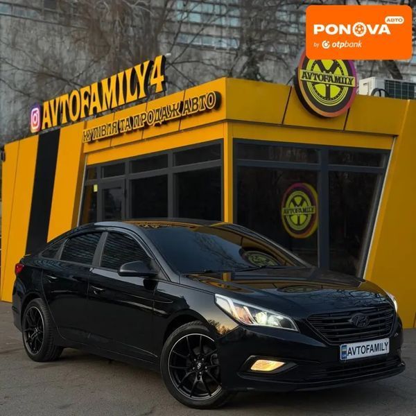 Hyundai Sonata, 2014 р., Газ, 227 тис. км, Седан, Чорний, Київ AT-10417994 фото