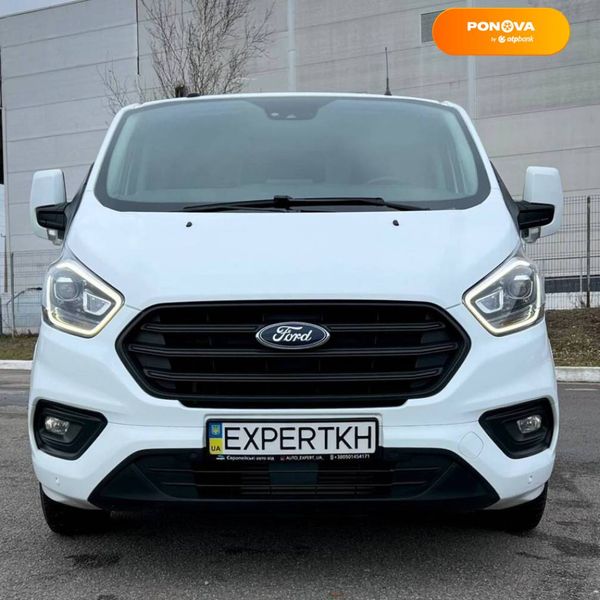 Ford Transit Custom, 2018, Дизель, 2 л., 177 тис. км, Вантажний фургон, Білий, Київ 38233 фото