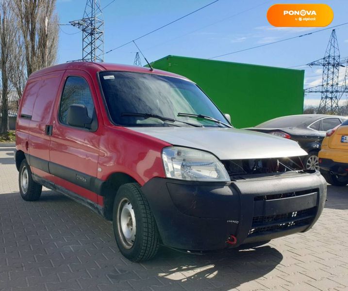 Citroen Berlingo, 2003, Дизель, 1.9 л., 196 тис. км, Вантажний фургон, Червоний, Київ 40560 фото