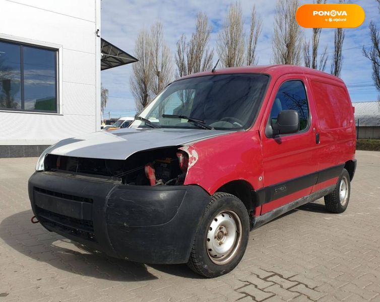 Citroen Berlingo, 2003, Дизель, 1.9 л., 196 тис. км, Вантажний фургон, Червоний, Київ 40560 фото