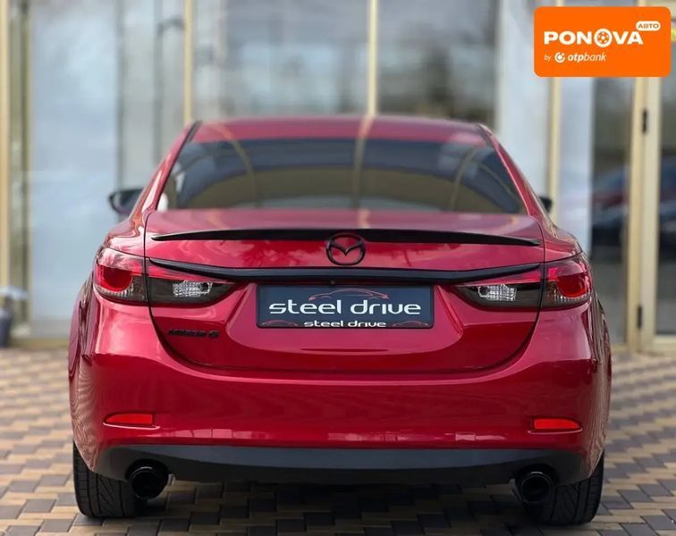 Mazda 6, 2015 р., Бензин, 124 тис. км, Седан, Червоний, Миколаїв AT-10415014 фото