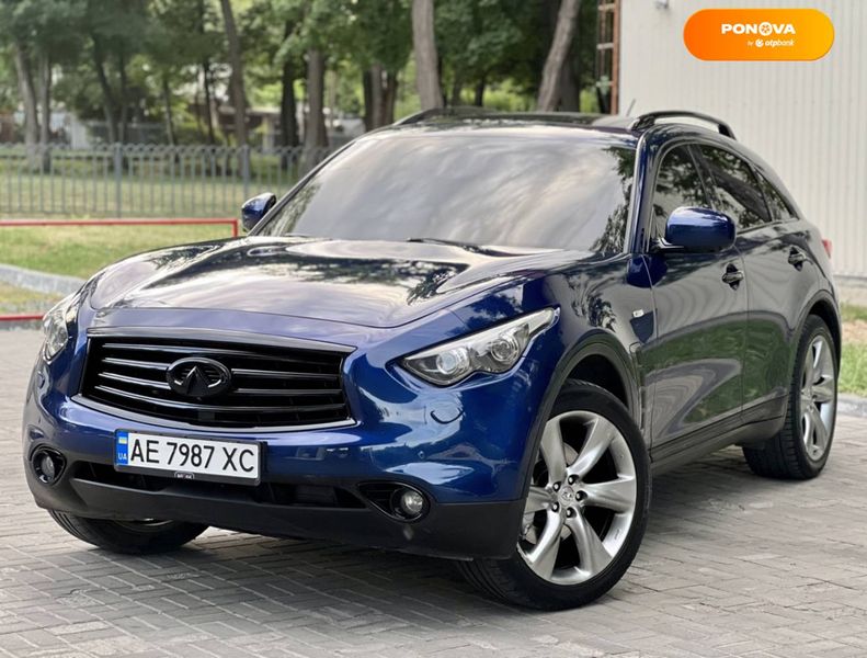 Infiniti FX 37, 2012, Бензин, 3.7 л., 102 тыс. км, Внедорожник / Кроссовер, Синий, Днепр (Днепропетровск) Cars-Pr-56297 фото