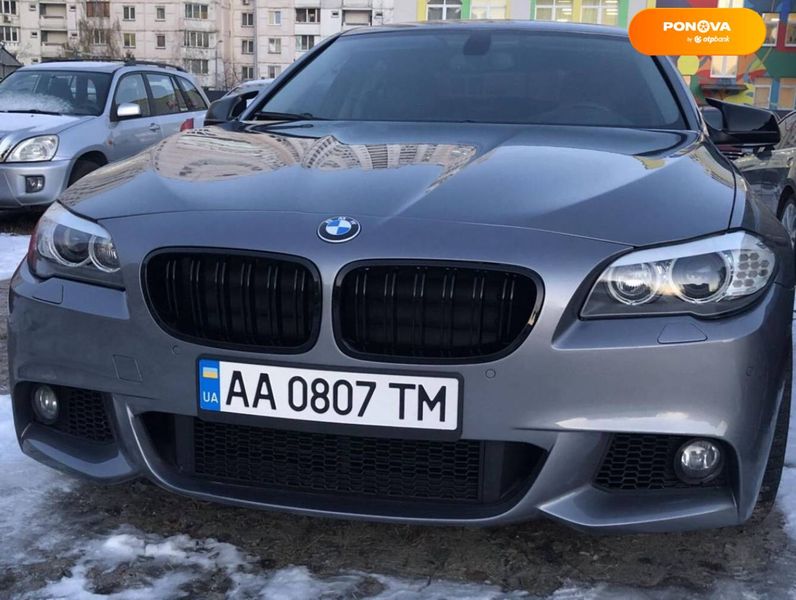 BMW 5 Series, 2011, Бензин, 2 л., 223 тис. км, Седан, Сірий, Київ Cars-Pr-68812 фото