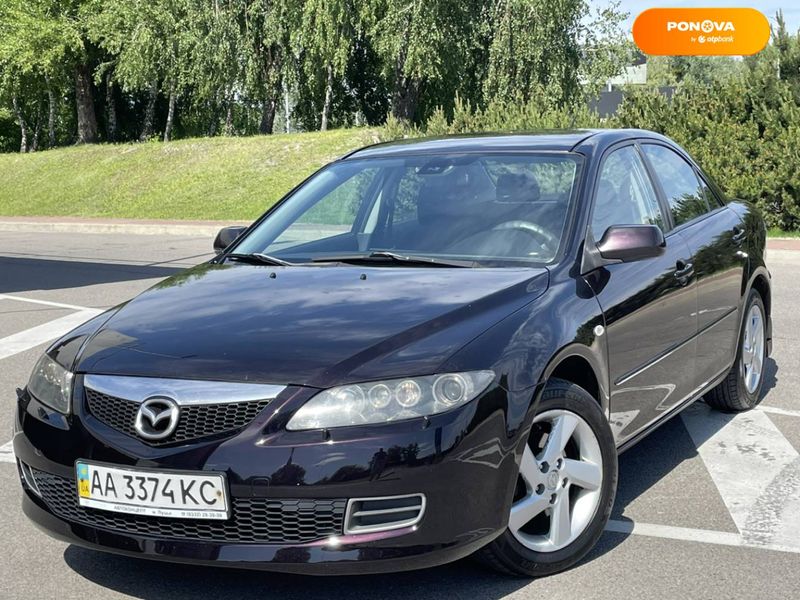 Mazda 6, 2007, Газ пропан-бутан / Бензин, 2 л., 330 тыс. км, Седан, Фиолетовый, Киев 40919 фото