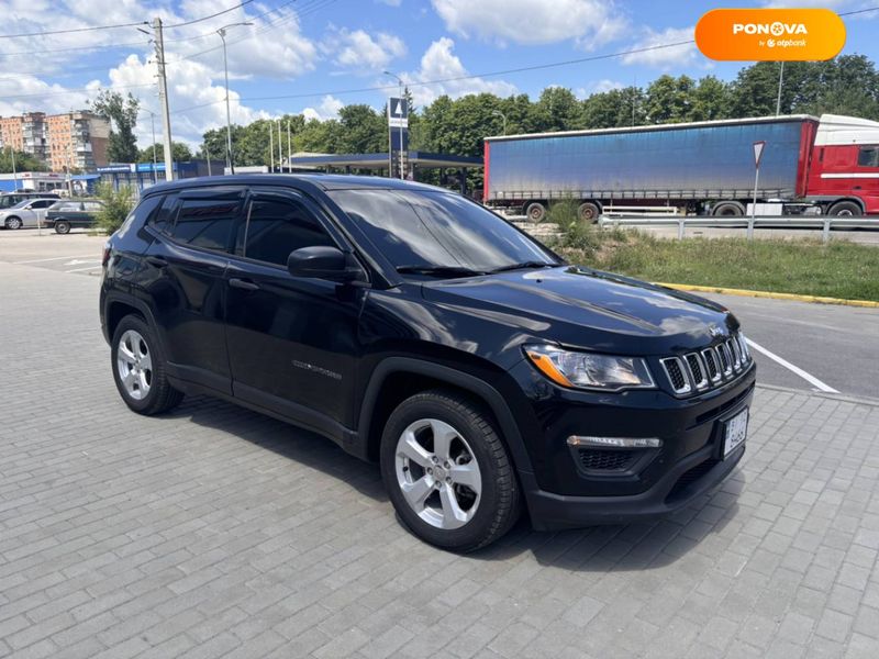 Jeep Compass, 2018, Газ пропан-бутан / Бензин, 2.4 л., 172 тис. км, Позашляховик / Кросовер, Чорний, Полтава 103463 фото