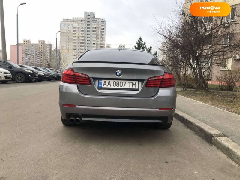 BMW 5 Series, 2011, Бензин, 2 л., 223 тис. км, Седан, Сірий, Київ Cars-Pr-68812 фото