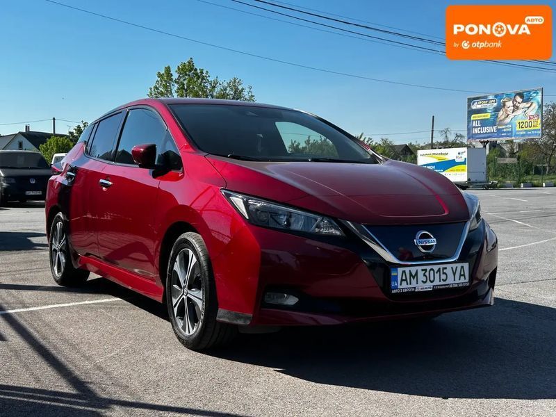 Nissan Leaf, 2020 р., Електро, 83 тис. км, Хетчбек, Червоний, Житомир AT-10417557 фото