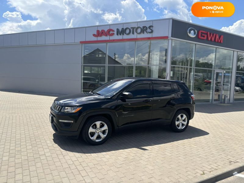 Jeep Compass, 2018, Газ пропан-бутан / Бензин, 2.4 л., 172 тис. км, Позашляховик / Кросовер, Чорний, Полтава 103463 фото