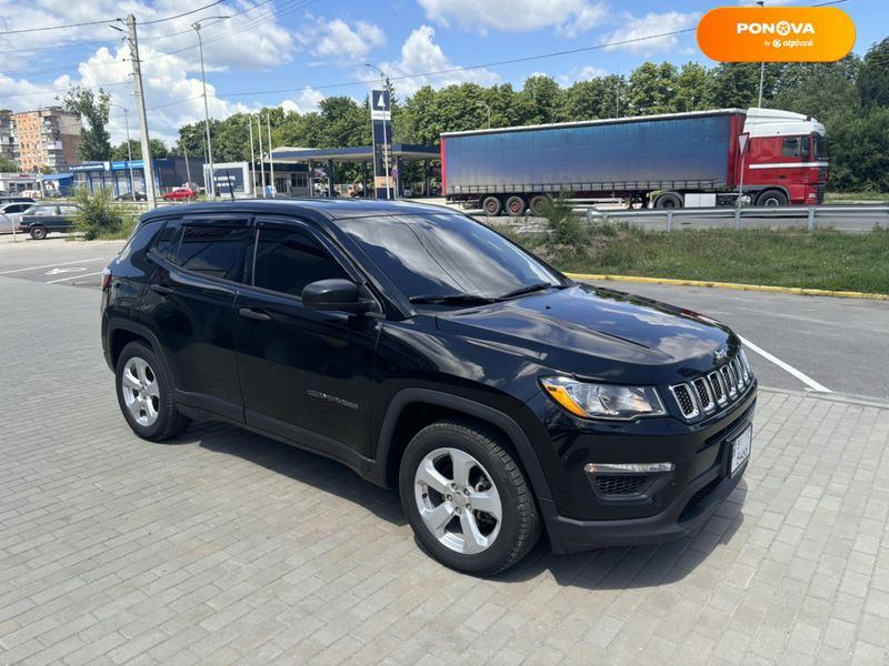 Jeep Compass, 2018, Газ пропан-бутан / Бензин, 2.4 л., 172 тис. км, Позашляховик / Кросовер, Чорний, Полтава 103463 фото