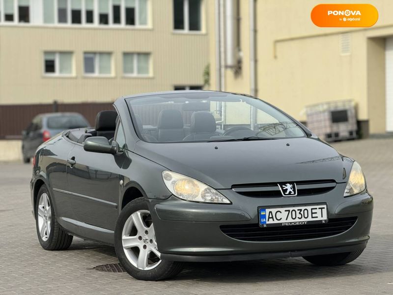 Peugeot 307, 2005, Бензин, 2 л., 98 тис. км, Кабріолет, Зелений, Луцьк Cars-Pr-64825 фото