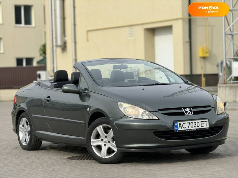 Peugeot 307, 2005, Бензин, 2 л., 98 тис. км, Кабріолет, Зелений, Луцьк Cars-Pr-64825 фото