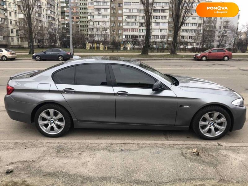 BMW 5 Series, 2011, Бензин, 2 л., 223 тис. км, Седан, Сірий, Київ Cars-Pr-68812 фото