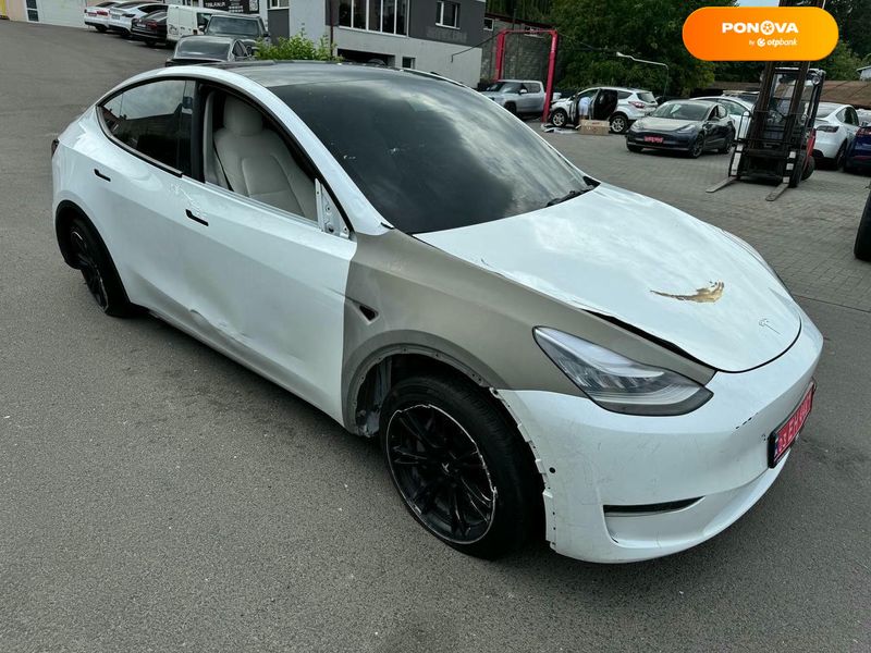 Tesla Model Y, 2021, Електро, 50 тис. км, Позашляховик / Кросовер, Білий, Луцьк 107522 фото