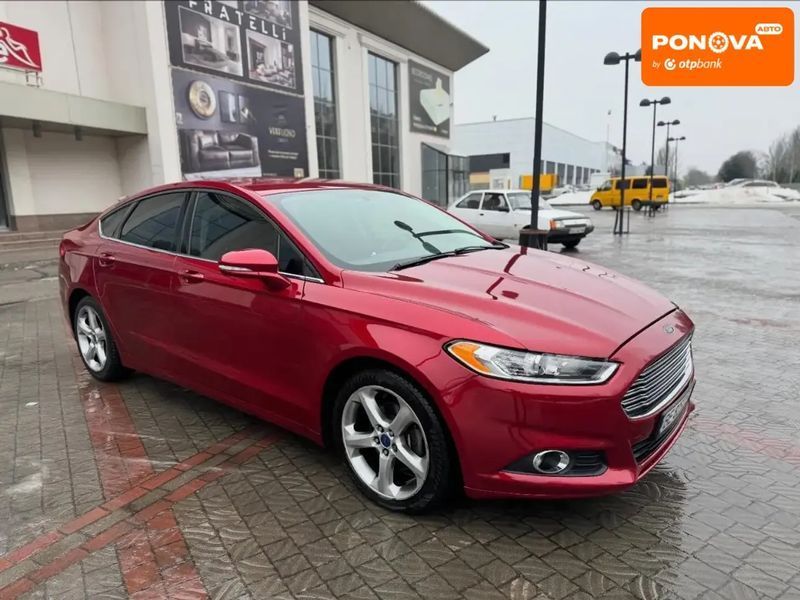 Ford Fusion, 2013 р., Бензин, 212 тис. км, Седан, Червоний, Дніпро (Дніпропетровськ) AT-10412638 фото