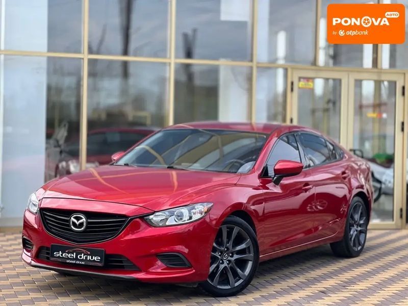 Mazda 6, 2015 р., Бензин, 124 тис. км, Седан, Червоний, Миколаїв AT-10415014 фото