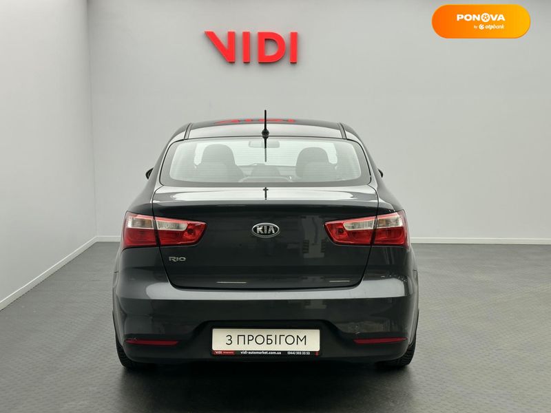 Kia Rio, 2017, Бензин, 1.4 л., 85 тис. км, Седан, Сірий, Київ 46322 фото