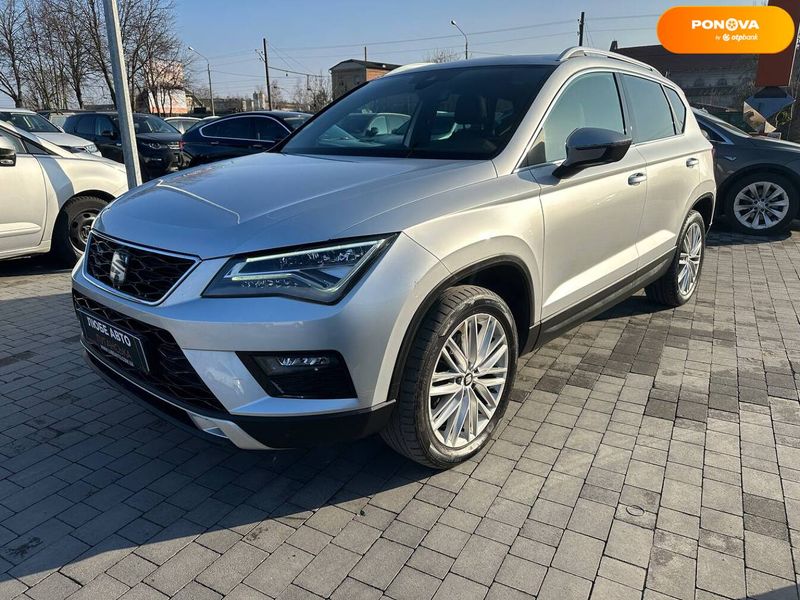 Seat Ateca, 2019, Дизель, 2 л., 166 тыс. км, Внедорожник / Кроссовер, Серый, Львов 26780 фото