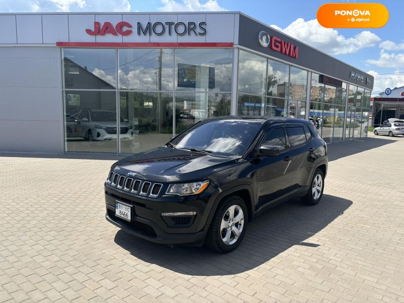 Jeep Compass, 2018, Газ пропан-бутан / Бензин, 2.4 л., 172 тис. км, Позашляховик / Кросовер, Чорний, Полтава 103463 фото