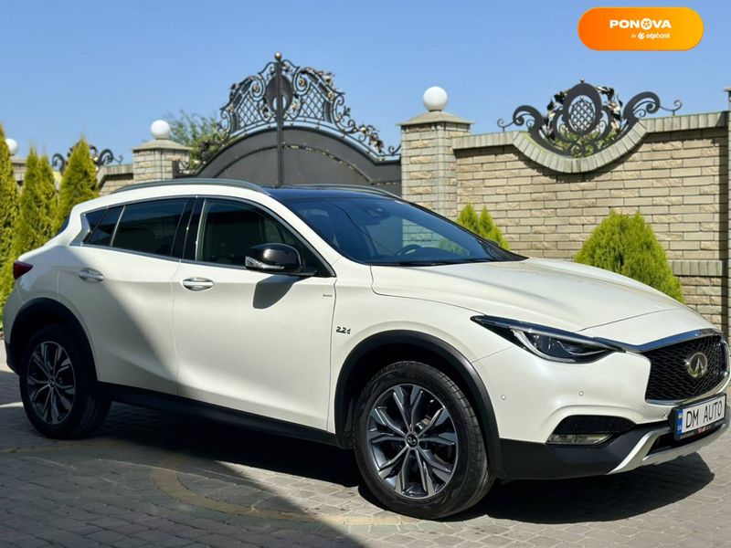 Infiniti QX30, 2018, Дизель, 2.14 л., 76 тис. км, Позашляховик / Кросовер, Білий, Тернопіль 103373 фото