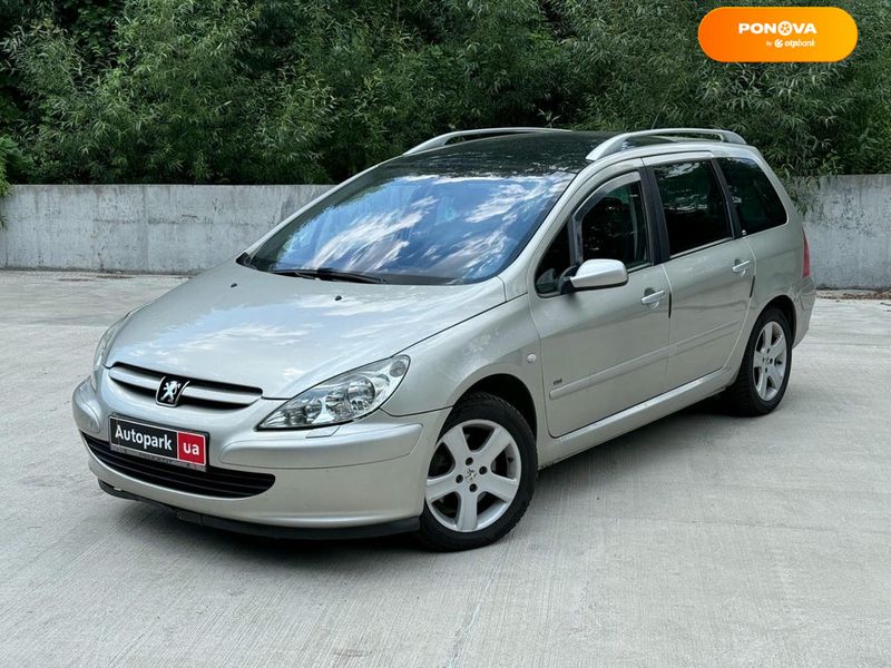 Peugeot 307, 2004, Дизель, 2 л., 276 тис. км, Універсал, Сірий, Київ 101859 фото