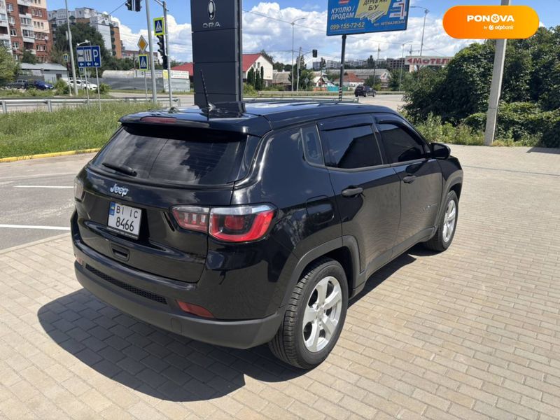 Jeep Compass, 2018, Газ пропан-бутан / Бензин, 2.4 л., 172 тис. км, Позашляховик / Кросовер, Чорний, Полтава 103463 фото