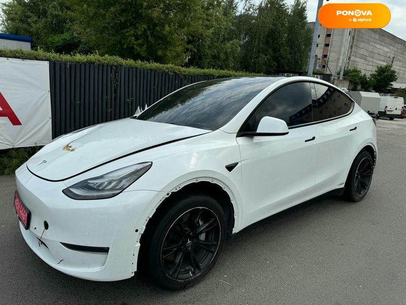 Tesla Model Y, 2021, Електро, 50 тис. км, Позашляховик / Кросовер, Білий, Луцьк 107522 фото